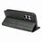 For Samsung Galaxy A27 5G Phone Case Hidden Magnetic Closure Calf Texture Leather Phone Cover - Black - 4