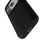 MELKCO For iPhone 17 Pro Case Genuine Cow Leather Coated PC Phone Cover - Black - 4