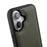 MELKCO For iPhone 17 Case Genuine Cow Leather Coated PC Phone Cover  - Grey - 4