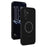 For Samsung Galaxy A27 5G Case Triangle Texture PU Leather Shockproof Ultra Thin Cover - Black - 1