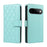 For Google Pixel 11 Pro Wallet Case Rhombus Leather Phone Cover with Strap - Green - 2