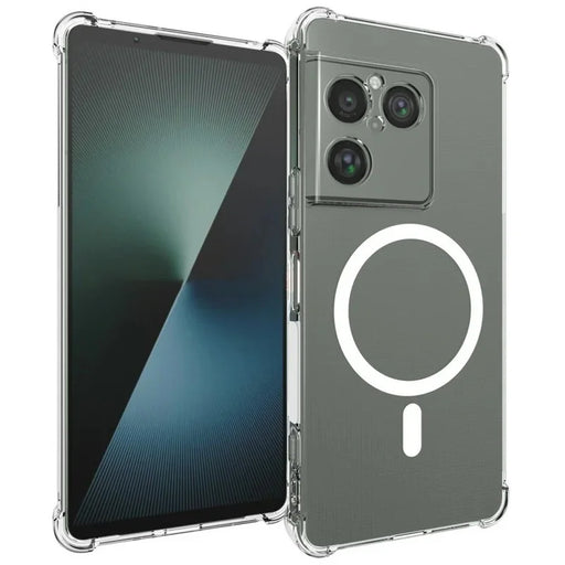 WANLONFENG for Sony Xperia 1 VIII  TM1 Series 2.0mm Magnetic Case Clear TPU Phone Back Cover - Transparent - 1