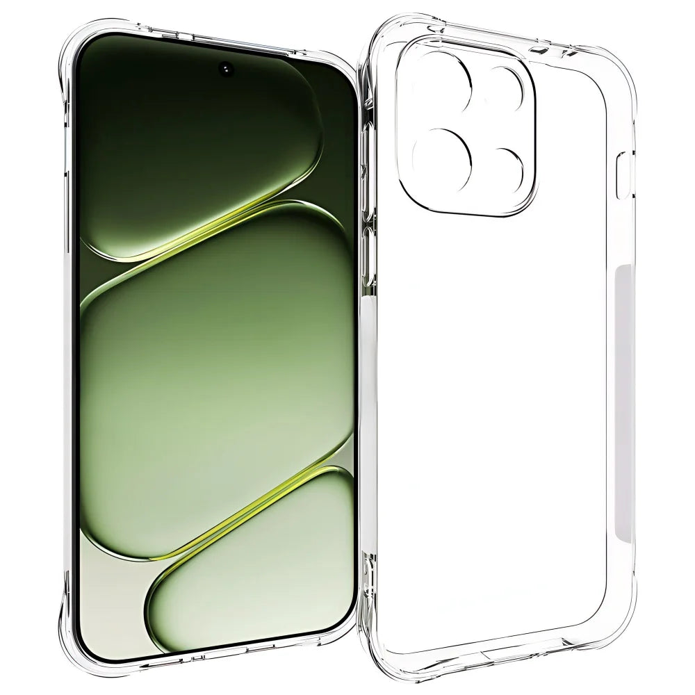 WANLONFENG for OnePlus Nord 6 5G  WL Series Case 2.0mm TPU Phone Cover with Tempered Glass Film - Transparent - 2