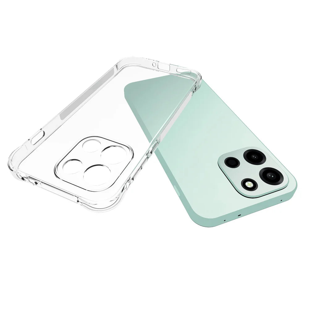 WANLONFENG for OnePlus Nord 6 5G  WL Series Case 2.0mm TPU Phone Cover with Tempered Glass Film - Transparent - 5