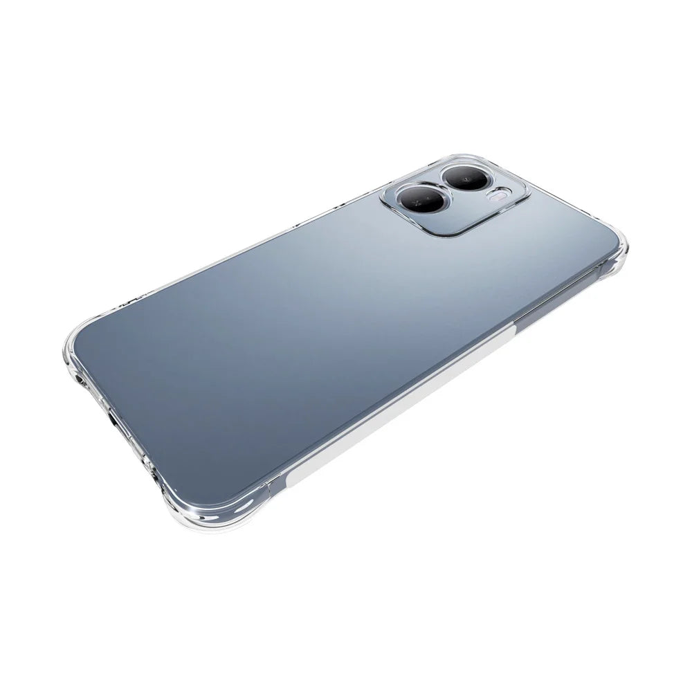 WANLONFENG for Xiaomi Redmi 15a 5G  WL Series Case 2.0mm TPU Phone Cover with Tempered Glass Film - Transparent - 4