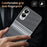 For Samsung Galaxy S25 Edge Case Card Slot View Window Gradient Color Checkered Pattern Leather Phone Cover - Black - 4
