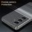For Samsung Galaxy S25+ Case Card Slot View Window Gradient Color Checkered Pattern Leather Phone Cover - Black - 6