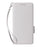 For Blackview Wave 10 Case Litchi Texture Wallet Leather Phone Cover with Wrist Strap - White - 7
