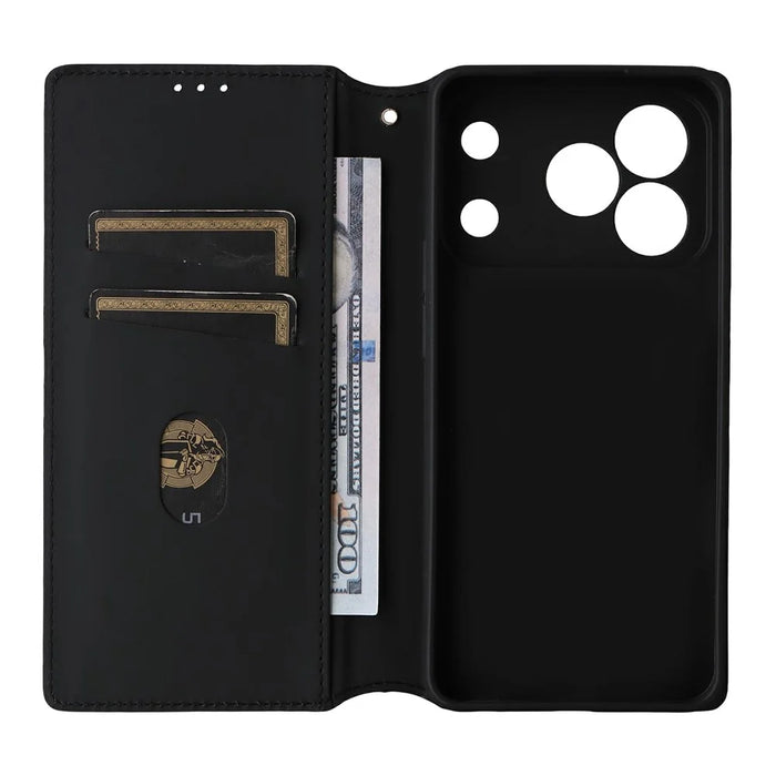For Blackview Wave 7C Case Wallet Rhombus Imprinted PU Leather Phone Cover - Silver - 3