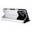 For Blackview Wave 7C Case Wallet Rhombus Imprinted PU Leather Phone Cover - Silver - 5