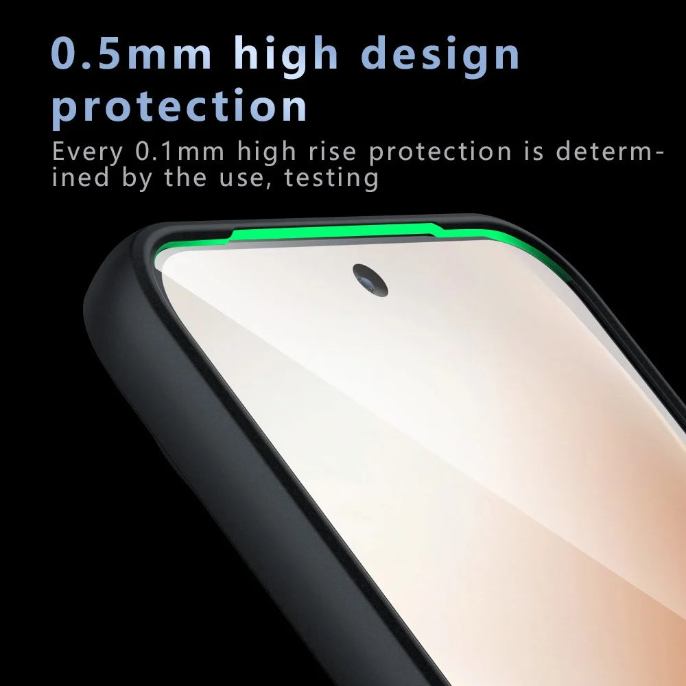 For vivo S50 Pro mini 5G Matte Skin-touch Magnetic Case 360° Rotating Kickstand Shockproof TPU + PC Phone Cover - Transparent Black - 6