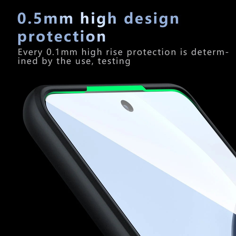 For Realme 16 Pro+ 5G Matte Skin-touch Magnetic Case 360° Rotating Kickstand Shockproof TPU + PC Phone Cover - Transparent Black - 6