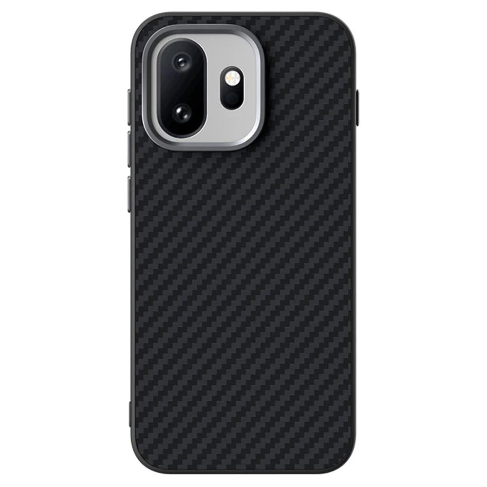 ABEEL For OnePlus 15T 5G Magnetic Case Carbon Fiber Texture Phone Back Cover - Black - 2