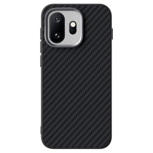 ABEEL For OnePlus 15T 5G Magnetic Case Carbon Fiber Texture Phone Back Cover - Black - 2