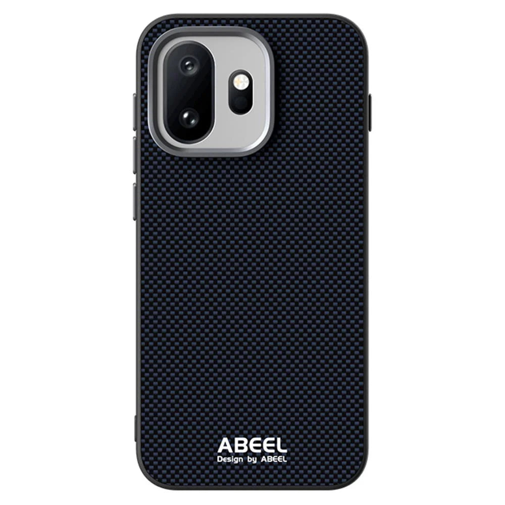 ABEEL For OnePlus 15T 5G Magnetic Case Printed PC TPU Aluminum Alloy Leather Phone Cover - Black - 2