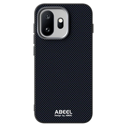 ABEEL For OnePlus 15T 5G Magnetic Case Printed PC TPU Aluminum Alloy Leather Phone Cover - Black - 2