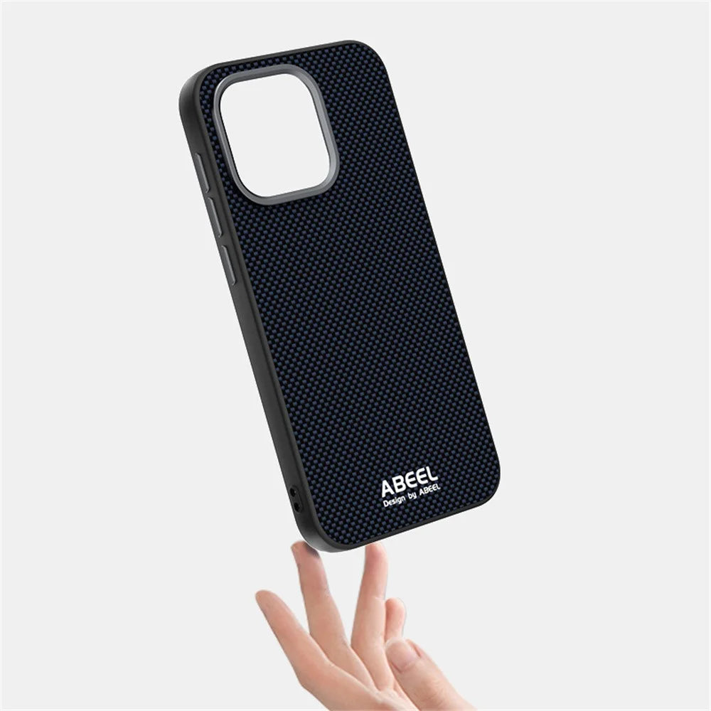 ABEEL For OnePlus 15T 5G Magnetic Case Printed PC TPU Aluminum Alloy Leather Phone Cover - Black - 3
