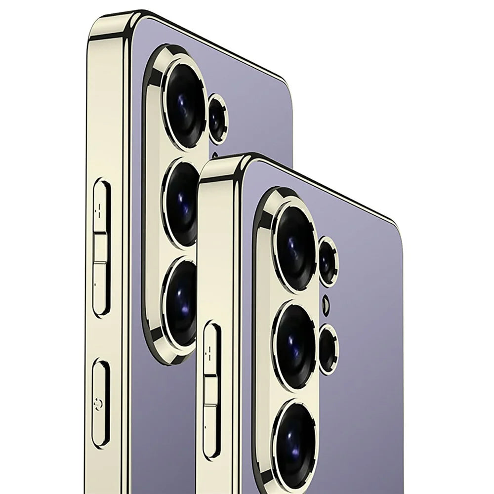 GKK for Samsung Galaxy S26 Ultra Case Smart LED Pattern AG Matte Anti-Fingerprint PC TPU Cover - Blue - 6