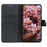 KHAZNEH for Samsung Galaxy A54 5G Cowhide Texture PU Leather Drop-proof Phone Wallet Case Stand Scratch-resistant Phone Cover Shell - Black - 2