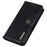 KHAZNEH for Samsung Galaxy A54 5G Cowhide Texture PU Leather Drop-proof Phone Wallet Case Stand Scratch-resistant Phone Cover Shell - Black - 6