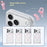 For iPhone 18 Pro / 17 Pro Magnetic Case Diamond Edge Design Clear Cover with 70-140cm Adjustable Lanyard Compatible with Magsafe - Pink - 6