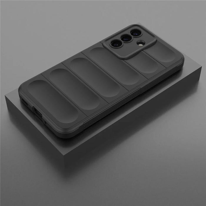 For Samsung Galaxy A27 5G Phone Case Anti-Drop Soft TPU Rugged Back Cover - Black - 6