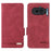 For Nothing Phone (4a) Case Leather Wallet Flip Phone Cover with Hardware Decor - Rose - 1