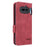 For Nothing Phone (4a) Case Leather Wallet Flip Phone Cover with Hardware Decor - Rose - 6