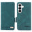 For Samsung Galaxy S26 Case Leather Wallet Flip Phone Cover with Hardware Decor - Blue - 1