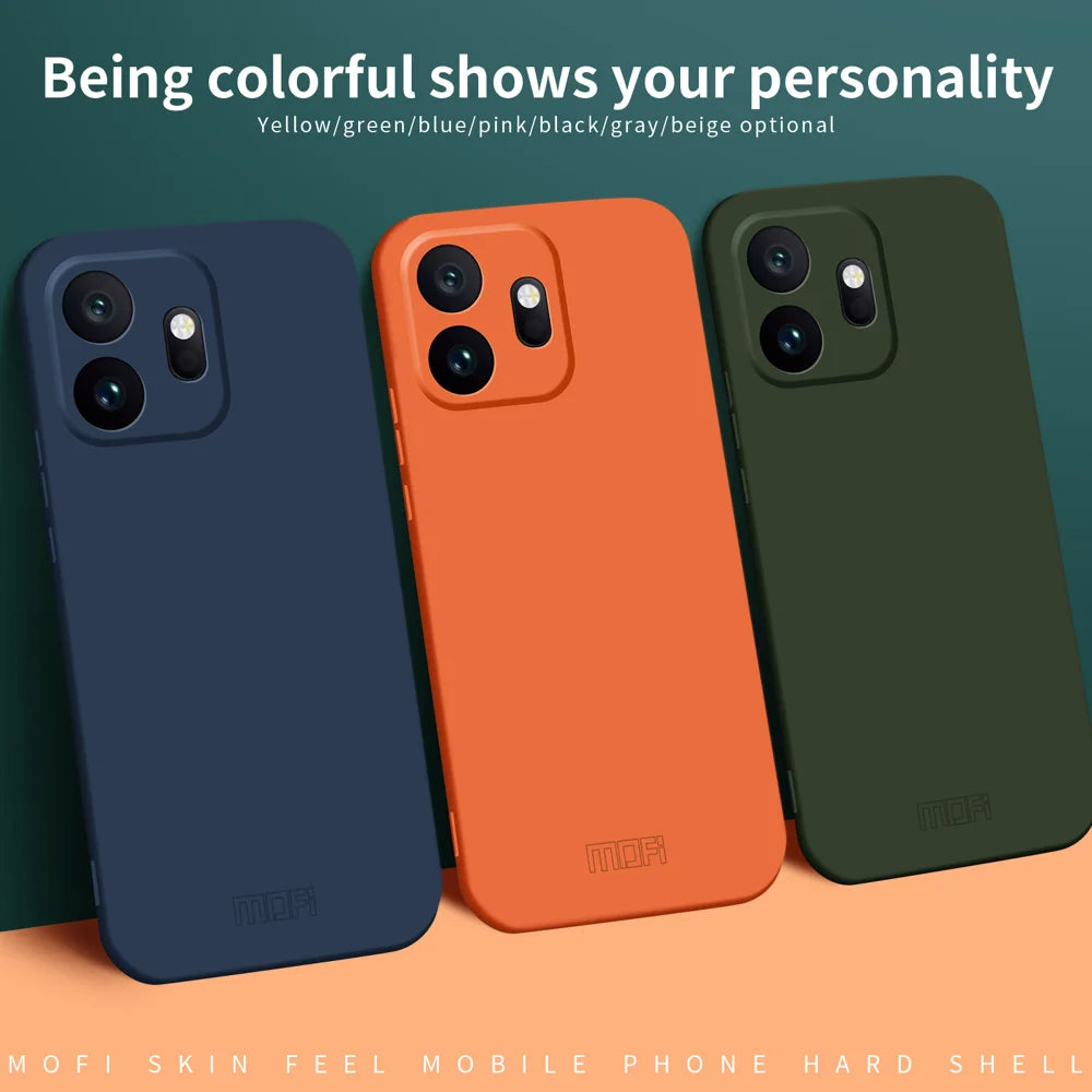 Mofi for OnePlus 15T 5G MOFI JK Qin Series Phone Case Skin-Touch Matte Anti-fingerprint Back Cover - Black - 4