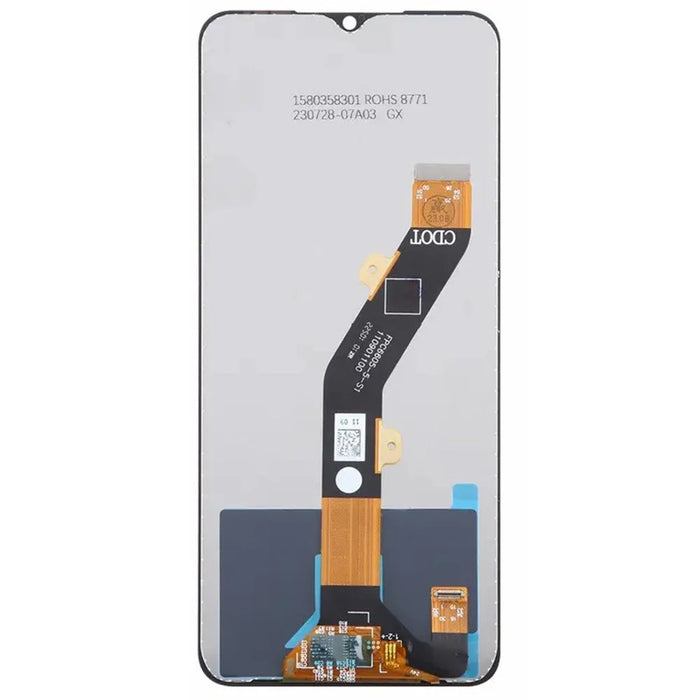 For itel A90 4G A6610L Grade C LCD Screen and Digitizer Assembly Replacement Part (Without Logo) - 3