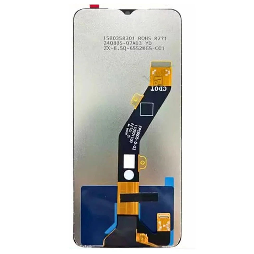 For itel A06 4G A669W A669L Grade C LCD Screen and Digitizer Assembly Replacement Part (Without Logo) - 3