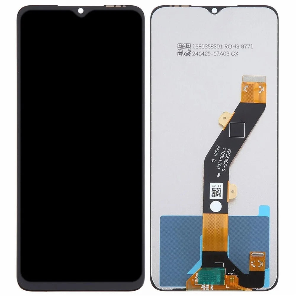 For itel P55 5G / Power 55 5G P661N P665L Grade C LCD Screen and Digitizer Assembly Replacement Part (Without Logo) - 1