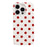 For iPhone 16 Pro Case Retro Polka Dot IMD TPU Full Coverage Phone Protective Cover - White - 2