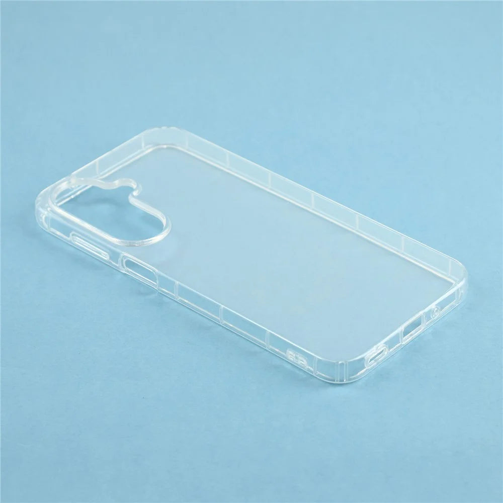 For Samsung Galaxy A27 5G Case Airbag Protection TPU Phone Back Cover - Transparent - 5