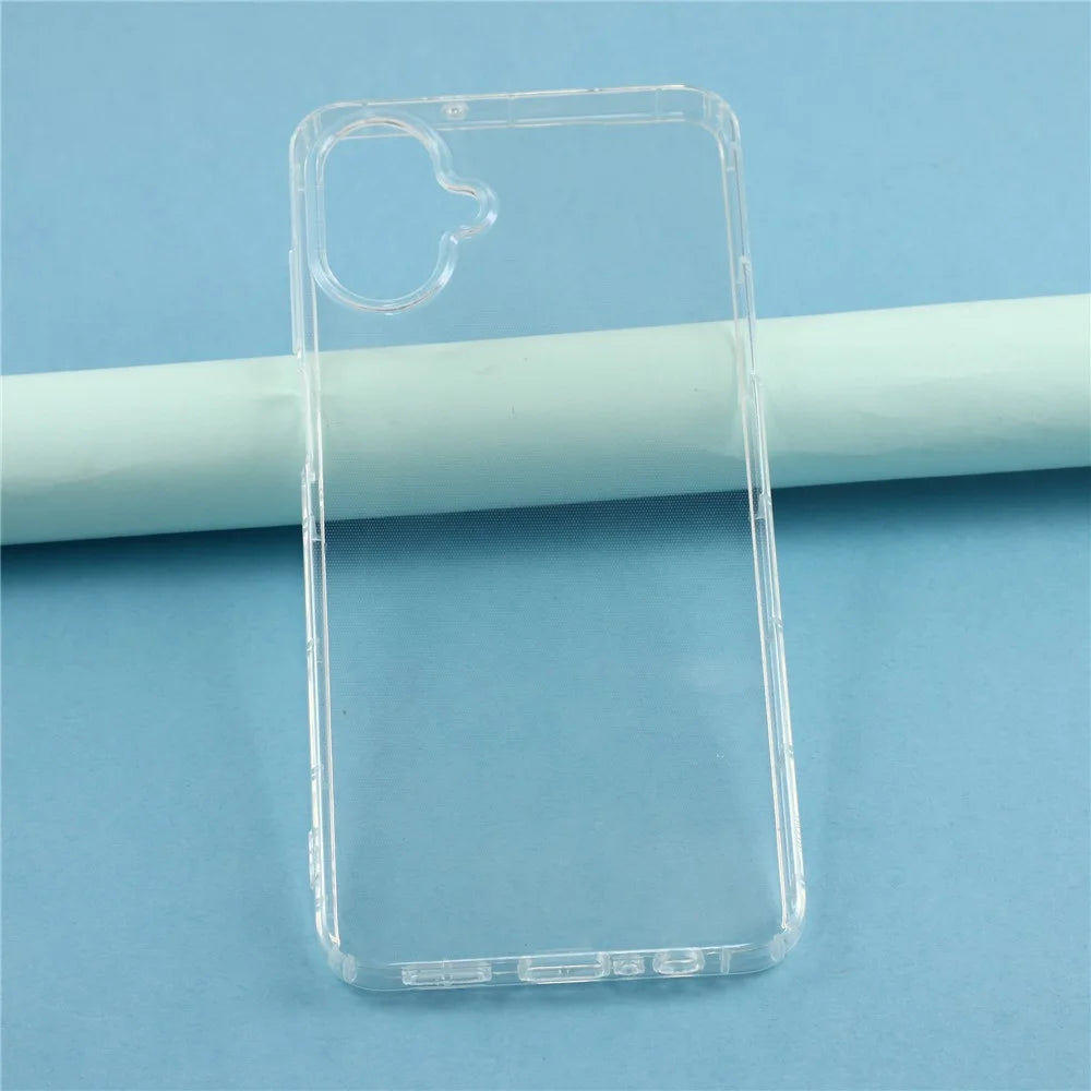 Case For Samsung Galaxy A08 5G / A08 4G / A07 5G / A07 4G Airbag Protection TPU Phone Back Cover - Transparent - 4