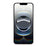 For iPhone 17e / 16e Case Rhinestone Edge Flower TPU + PC IMD Phone Cover - F6 - 3