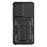 For Samsung Galaxy A57 5G Case Slide Lens Shield PC + TPU Kickstand Phone Cover - Black - 2