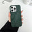 For iPhone 17 Pro Max Magnetic Case Luxury Camouflage PC PU Leather Shockproof Cover Compatible with Magsafe - Army Green - 2