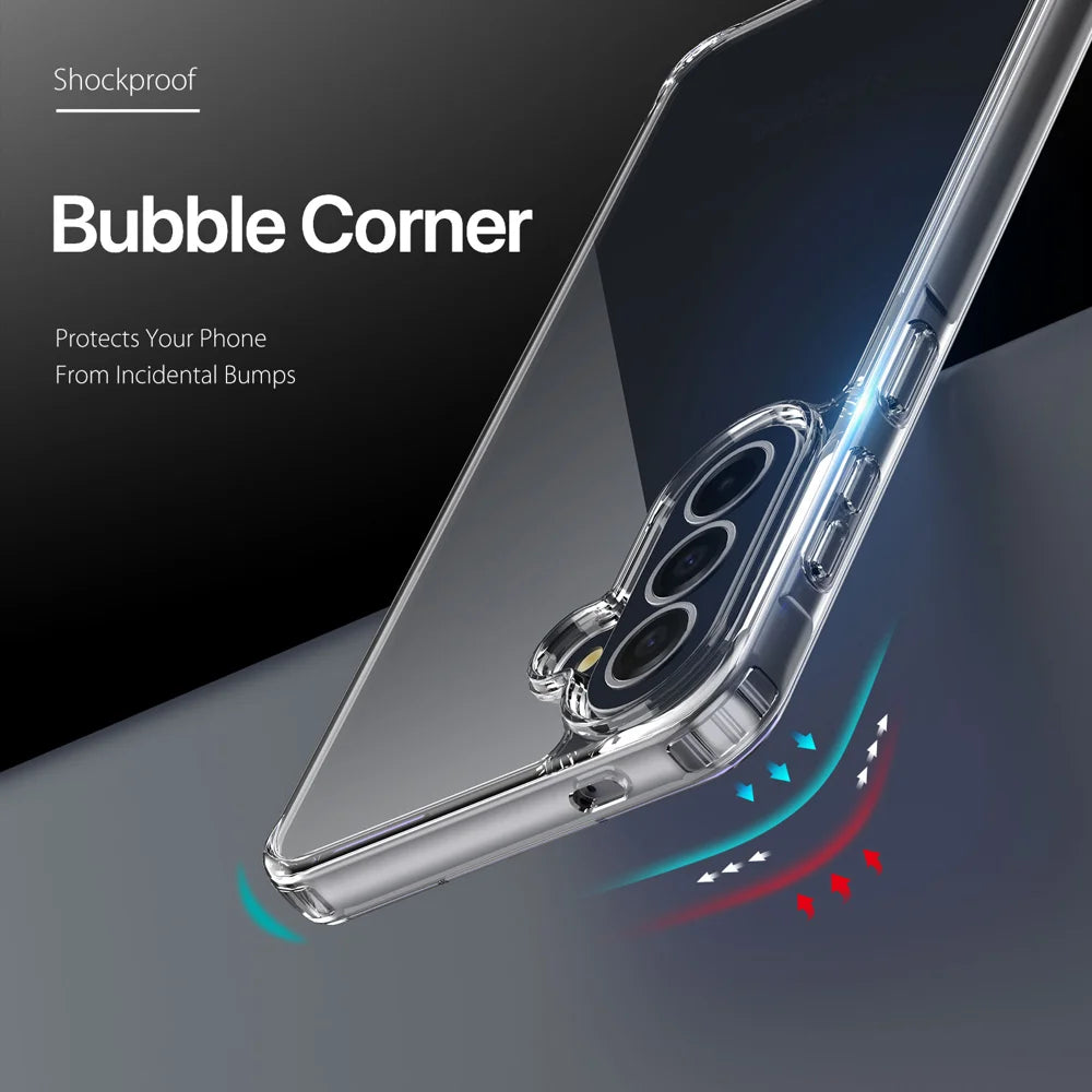 Dux Ducis for Samsung Galaxy A57 5G DUX DUCIS Clin Series Clear Phone Case TPU + PC Anti-drop Back Cover - Clear - 6