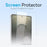 NORTHJO For Samsung Galaxy S25 Ultra Case Translucent Matte Shockproof Phone Cover with Tempered Glass Film - Blue - 3