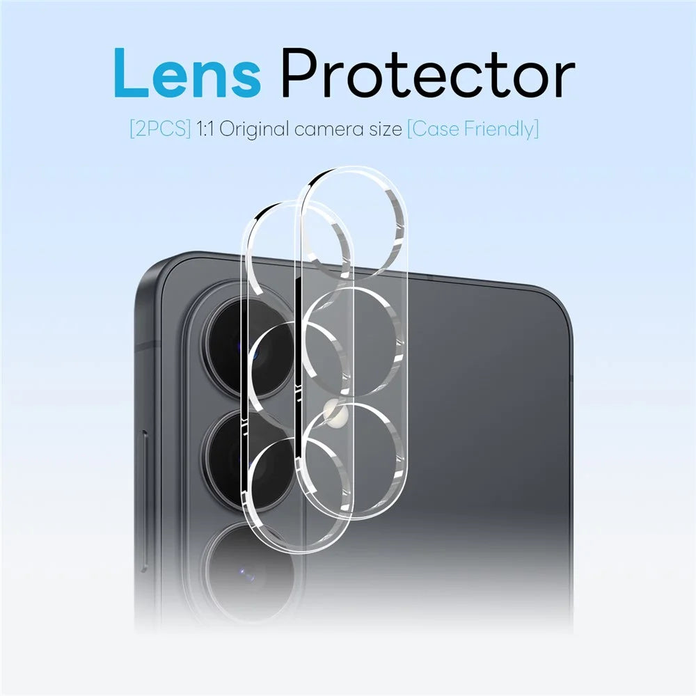NORTHJO 5 in 1 Set for Samsung Galaxy S26+ Magnetic Case Translucent Matte Shockproof Phone Cover with 2Pcs Front Screen Protector + 2Pcs Lens Film - Black - 4