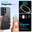 NORTHJO 5 in 1 Set for Samsung Galaxy S26 Ultra Magnetic Case Translucent Matte Shockproof Phone Cover with 2Pcs Front Screen Protector + 2Pcs Lens Film - Black - 2