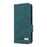 For Samsung Galaxy A37 5G Phone Case Leather Wallet Flip Phone Cover with Hardware Decor - Green - 6