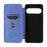 For Google Pixel 11 Pro XL Phone Case Carbon Fiber Texture Drop-Proof PU Leather Phone Cover - Blue - 3
