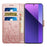 For Samsung Galaxy A27 5G Leather Wallet Case Butterfly Flower Imprinted Phone Cover with Strap - Rose Gold - 2