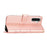 For Samsung Galaxy A27 5G Leather Wallet Case Butterfly Flower Imprinted Phone Cover with Strap - Rose Gold - 3