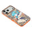 JAUCASE for iPhone 17 Pro Magnetic Case Glitter Angel Pattern Shockproof TPU PC Cover - Orange - 4