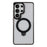 JAUCASE For Samsung Galaxy S26 Ultra Case with Rotating Kickstand TPU + PC Clear Phone Back Cover - Transparent Black - 2