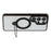 JAUCASE For Samsung Galaxy S26 Ultra Case with Rotating Kickstand TPU + PC Clear Phone Back Cover - Transparent Black - 5